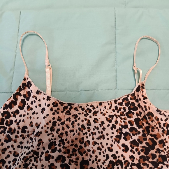 Jockey Sz Medium Leopard Print Buttery Soft Touch Women Camisole - Picture 2 of 10